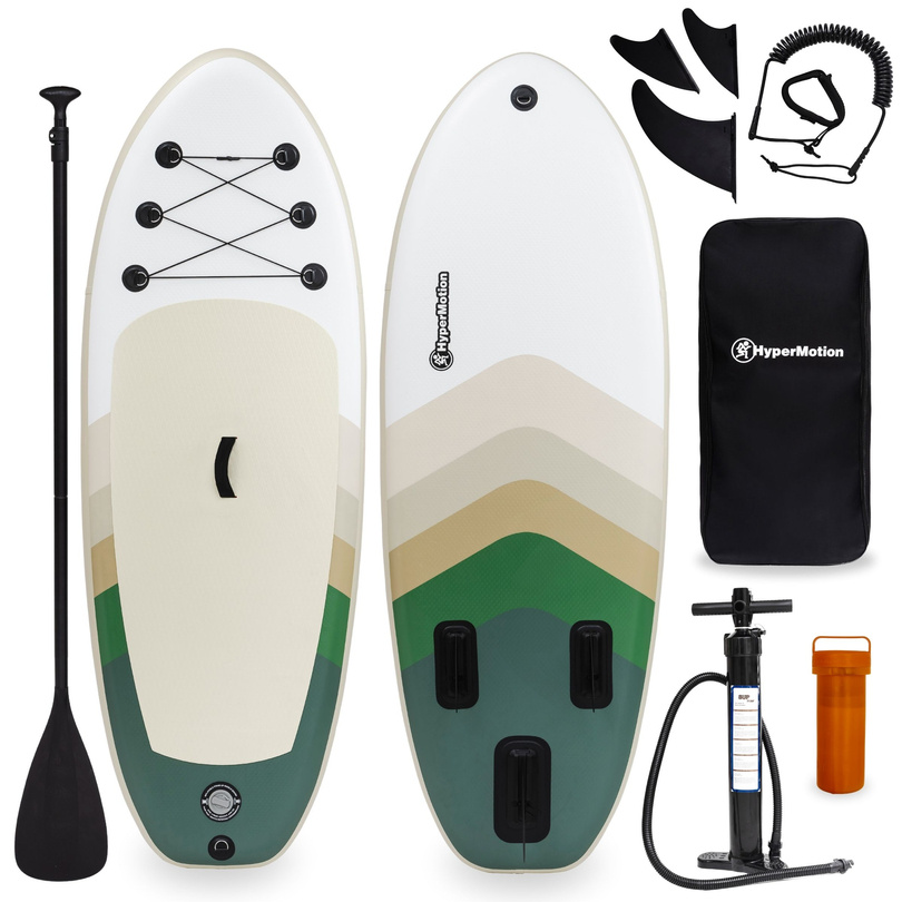 Uppblåsbar SUP-bräda för barn Stand Up Paddle 215cm med paddel - HyperMotion WAVE BOOST 215